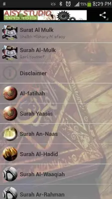 Surah-Surah Penting android App screenshot 0